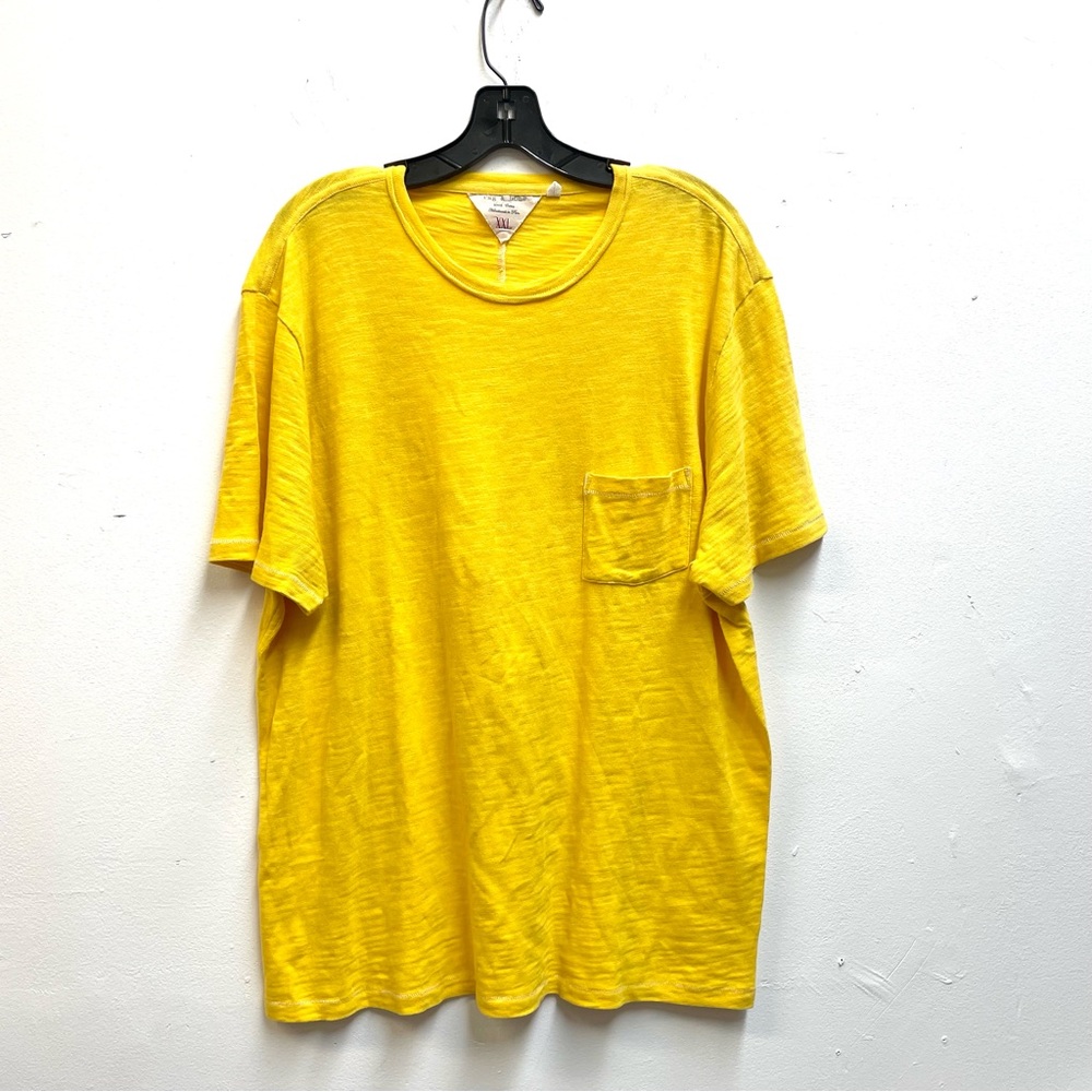 NEW RAG & BONE WASHED COTTON JERSEY POCKET T-SHIRT XXL
